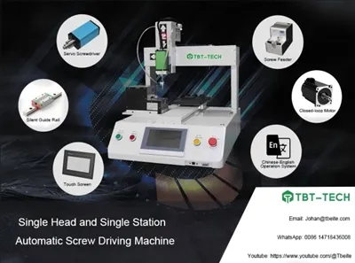 Високо рентабилен 3 оси въздух Suciton Type Type Automatic отвертка машина